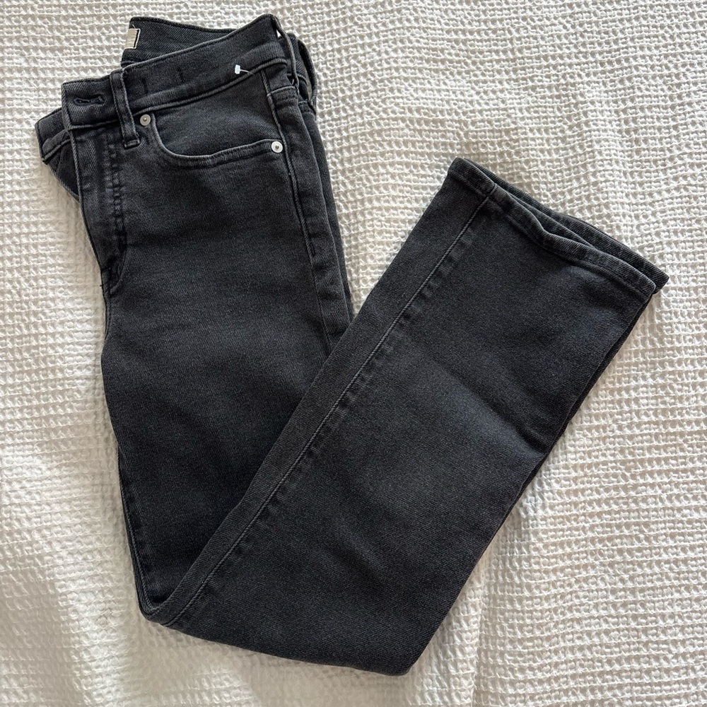 Madewell Women's Black Cali Demi-Boot Cut Jeans - size 26